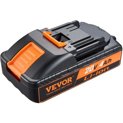 Vevor Batería de Litio 20V 4.0Ah - Batería de reemplazo de alta capacidad para herramientas eléctricas Vevor Batería de Litio 20V 4.0Ah - Batería de reemplazo de alta capacidad para herramientas eléctricas
