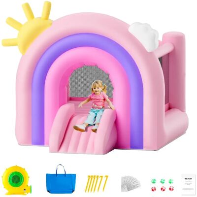 Château Gonflable VEVOR avec toboggan et sac de rangement - Aire de jeux gonflable pour enfants - Publicité Château Gonflable VEVOR avec toboggan et sac de rangement - Aire de jeux gonflable pour enfants - Publicité
