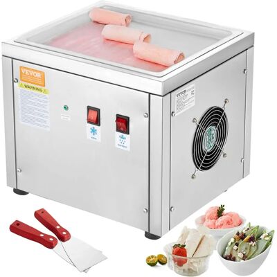Vevor Máquina para Rollos de Helado Frito - Acero Inoxidable Vevor Máquina para Rollos de Helado Frito - Acero Inoxidable