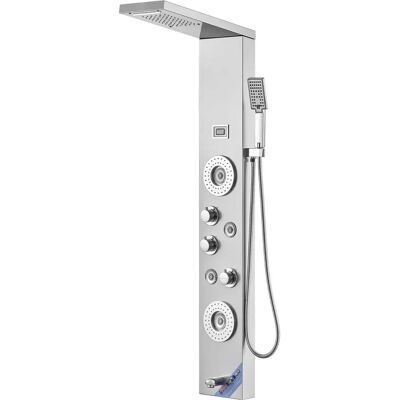Sistema di Pannello Doccia Vevor - 6 Modalità, Display LED, Torre Pioggia Sistema di Pannello Doccia Vevor - 6 Modalità, Display LED, Torre Pioggia
