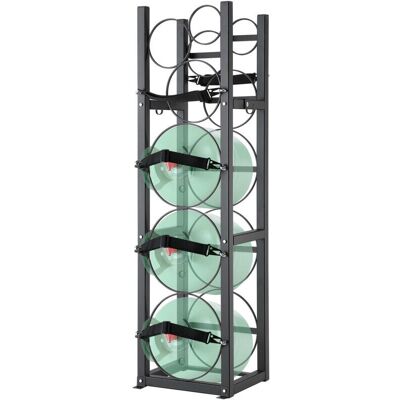 Vevor Support de Réservoir - Acier Durable 3 Niveaux, 6 Réservoirs LPG - Publicité Vevor Support de Réservoir - Acier Durable 3 Niveaux, 6 Réservoirs LPG - Publicité