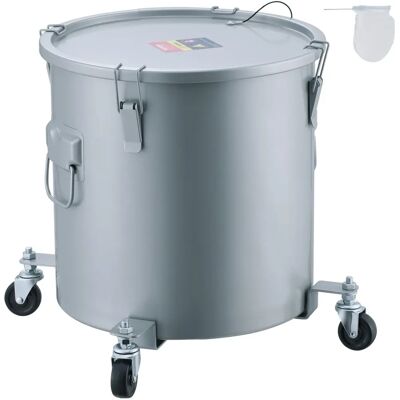 Seau à graisse pour friteuse VEVOR - 8 gal, roulettes et sac filtrant - Publicité Seau à graisse pour friteuse VEVOR - 8 gal, roulettes et sac filtrant - Publicité