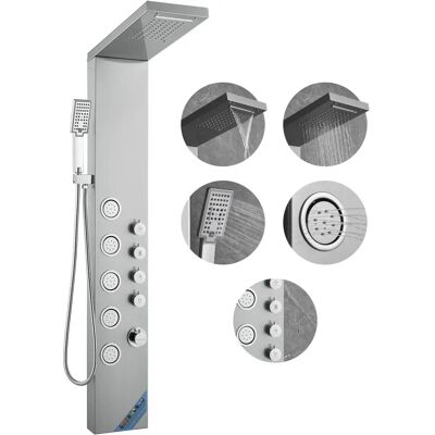 Succebuy Edelstahl 4 Modi Duschpaneel-System - Wandmontage Succebuy Edelstahl 4 Modi Duschpaneel-System - Wandmontage