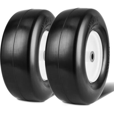 Vevor GCJLZZXLG13XLCXLGV0 13x5-6 Lawn Mower Tires - Flat-free PU, 2-Pack Vevor GCJLZZXLG13XLCXLGV0 13x5-6 Lawn Mower Tires - Flat-free PU, 2-Pack