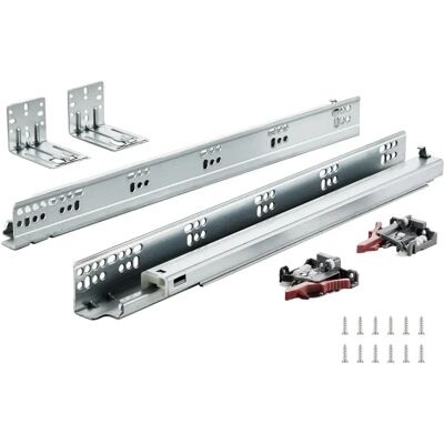 VEBOR Modèle 30201B.457-6 - Rails pour tiroirs - Extension totale, fermeture douce - Publicité VEBOR Modèle 30201B.457-6 - Rails pour tiroirs - Extension totale, fermeture douce - Publicité