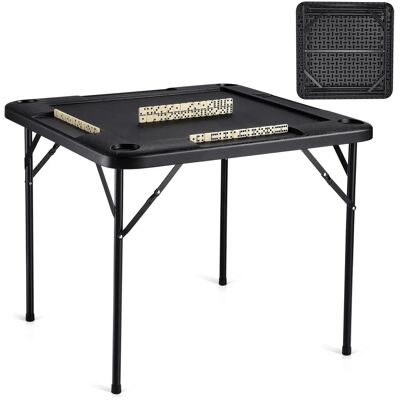 Table de Mahjong Vevor - Pliable pour 4 Joueurs avec Jeu de Cartes et Domino Table de Mahjong Vevor - Pliable pour 4 Joueurs avec Jeu de Cartes et Domino