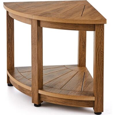 Mophorn Vevor Corner Shower Bench with Storage Shelf - Corner Shower Stool, 450x450x470mm Mophorn Vevor Corner Shower Bench with Storage Shelf - Corner Shower Stool, 450x450x470mm