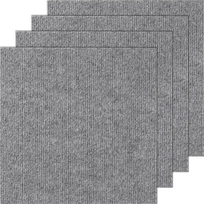 VEVOR 12pcs Carrelage de Moquette - Gris Clair - Revêtement de Sol - Publicité VEVOR 12pcs Carrelage de Moquette - Gris Clair - Revêtement de Sol - Publicité
