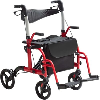 Vevor 2-in-1 Walker Wheelchair Support for Seniors - Mobility Aid Vevor 2-in-1 Walker Wheelchair Support for Seniors - Mobility Aid