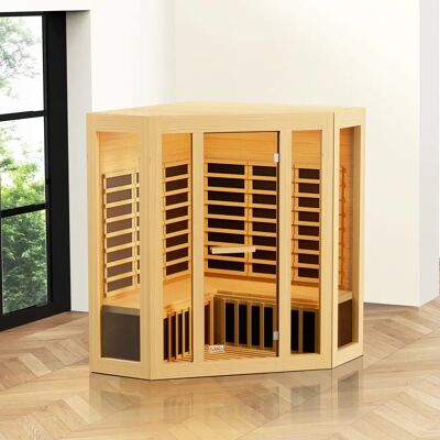 Succebuy Hemlock Infrapuna Sauna 3-4 Henkilölle - Turvallinen & Tilava Succebuy Hemlock Infrapuna Sauna 3-4 Henkilölle - Turvallinen & Tilava
