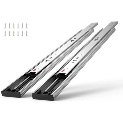 VEVOR Robuuste Ladenrails - 18 Inch Volledige Uitschuif, Stilvolle Zacht Sluiten VEVOR Robuuste Ladenrails - 18 Inch Volledige Uitschuif, Stilvolle Zacht Sluiten