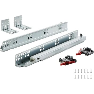 Vevor Rails de tiroir en acier galvanisé - 381mm, Fermeture douce, 6 paires - Publicité Vevor Rails de tiroir en acier galvanisé - 381mm, Fermeture douce, 6 paires - Publicité