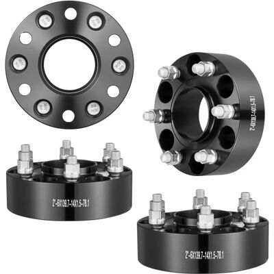 Vevor Wheel Spacers - 2in, 6x5.5in, Forged Aluminum, Black Vevor Wheel Spacers - 2in, 6x5.5in, Forged Aluminum, Black