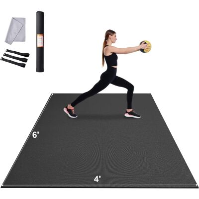 Tapis d'Exercice Vevor - Tapis de Yoga Antidérapant Haute Densité - Pour Tous Les Entraînements à Domicile - Publicité Tapis d'Exercice Vevor - Tapis de Yoga Antidérapant Haute Densité - Pour Tous Les Entraînements à Domicile - Publicité