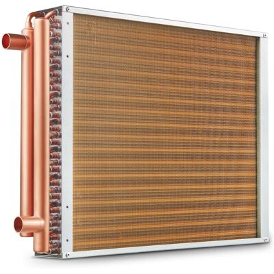 Succebuy Kupfer Wasser-Luft-Wärmetauscher - 18x20 - 3/8" Kupferanschlüsse Succebuy Kupfer Wasser-Luft-Wärmetauscher - 18x20 - 3/8" Kupferanschlüsse