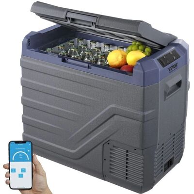 Réfrigérateur voiture Vevor - 45L Portable avec Bluetooth & Lumière -4-68 - Publicité Réfrigérateur voiture Vevor - 45L Portable avec Bluetooth & Lumière -4-68 - Publicité