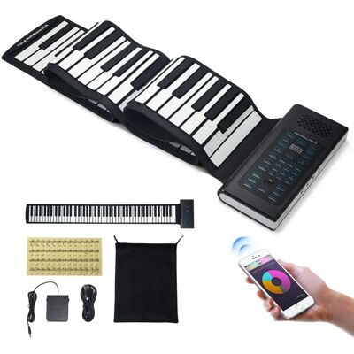Succebuy Piano Clavier à Rouleau 88 Touches - 128 Rythmes - Piano Numérique Portable - Publicité Succebuy Piano Clavier à Rouleau 88 Touches - 128 Rythmes - Piano Numérique Portable - Publicité
