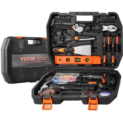 Vevor Kit de Outils - Ensemble de 96 Pièces - Outils Manuels & Visseuse Sans Fil - Publicité Vevor Kit de Outils - Ensemble de 96 Pièces - Outils Manuels & Visseuse Sans Fil - Publicité