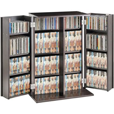 Vevor Media Storage Cabinet - Rangement CD, DVD, 576 CDs - Publicité Vevor Media Storage Cabinet - Rangement CD, DVD, 576 CDs - Publicité