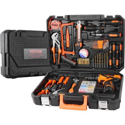 Vevor Kit Compact d’Outils 146 Pièces - Perceuse Électrique & Boîte de Rangement - Publicité Vevor Kit Compact d’Outils 146 Pièces - Perceuse Électrique & Boîte de Rangement - Publicité
