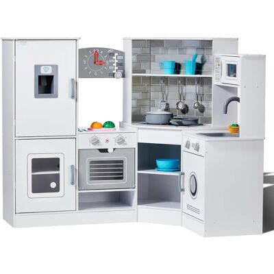 VEVOR Kinderspielküche Set - 24 Zubehörteile - Weiß VEVOR Kinderspielküche Set - 24 Zubehörteile - Weiß