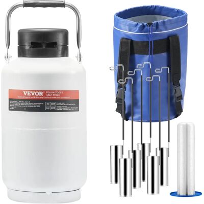Vevor Tanque criogénico de aluminio YDS-3 - Almacenamiento criogénico Vevor Tanque criogénico de aluminio YDS-3 - Almacenamiento criogénico