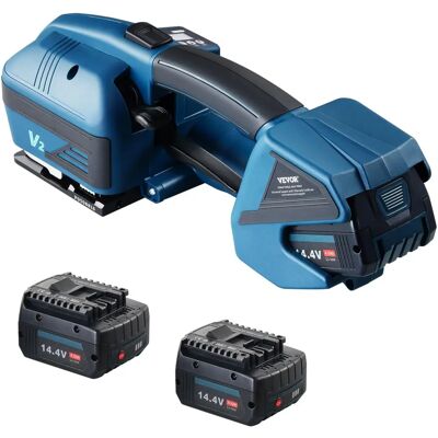 Vevor Máquina de Flejado Eléctrica - Pantalla Digital - 2x4000mAh Batería - para cintas PP PET Vevor Máquina de Flejado Eléctrica - Pantalla Digital - 2x4000mAh Batería - para cintas PP PET