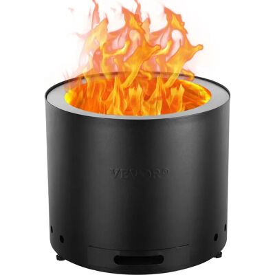 Vevor Brasero sans fumée - Acier inoxydable, portable - Publicité Vevor Brasero sans fumée - Acier inoxydable, portable - Publicité