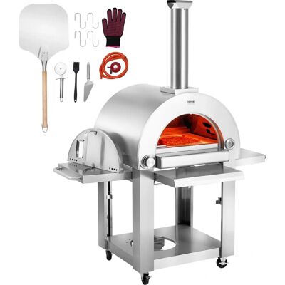 VEVOR - Dual Fuel Outdoor 22 Inch - Portable - Pizza Oven VEVOR - Dual Fuel Outdoor 22 Inch - Portable - Pizza Oven
