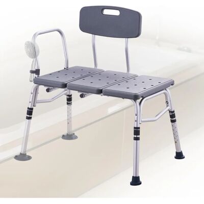 Vevor - Banc de transfert pour baignoire ajustable - Supporte 180 kg pour personnes âgées et handicapés Vevor - Banc de transfert pour baignoire ajustable - Supporte 180 kg pour personnes âgées et handicapés