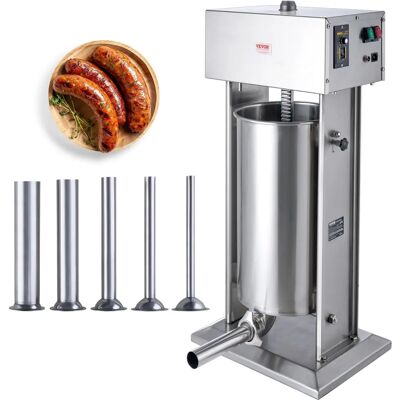 Vevor Rellenadora eléctrica de salchichas 25L - Rellenadora de carne Vevor Rellenadora eléctrica de salchichas 25L - Rellenadora de carne