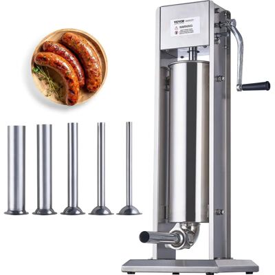 Vevor Handliche Wurstfüllmaschine 7L Edelstahl Gastronomie Vevor Handliche Wurstfüllmaschine 7L Edelstahl Gastronomie