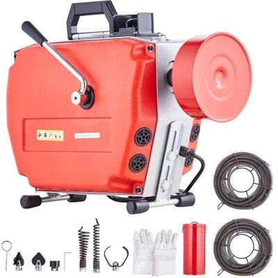 Vevor Máquina de limpieza de drenaje - 420W, 36,6m, cables de 7/8" Vevor Máquina de limpieza de drenaje - 420W, 36,6m, cables de 7/8"