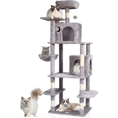 Vevor Animal Tree Cat Tower with 2 Condos - Indoor Multi-Level Cat Tree Vevor Animal Tree Cat Tower with 2 Condos - Indoor Multi-Level Cat Tree