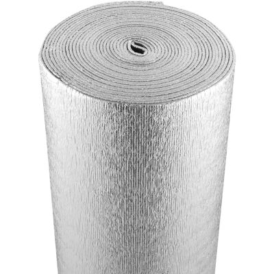 Vevor Rollo de aislamiento reflectante plateado - Barrera térmica, 48 in x 50 ft Vevor Rollo de aislamiento reflectante plateado - Barrera térmica, 48 in x 50 ft