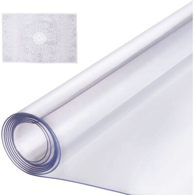 Vevor - Proteggi scrivania in PVC trasparente - 42x96 pollici - Resistente all'acqua Vevor - Proteggi scrivania in PVC trasparente - 42x96 pollici - Resistente all'acqua