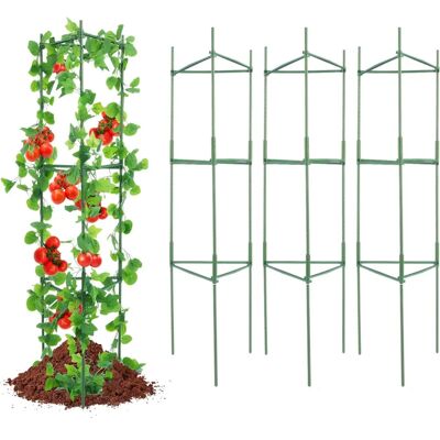 Vevor Paquet de 6 Cages à Tomates 48 pouces - Publicité Vevor Paquet de 6 Cages à Tomates 48 pouces - Publicité