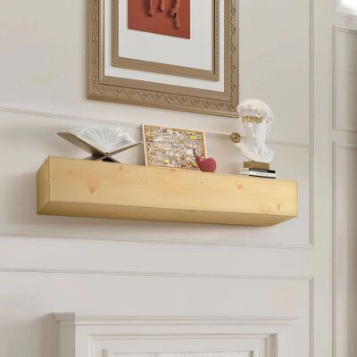 Vevor Fireplace Shelf 60x8x6 - Rustic Pine Wall-Mount Floating Shelf Vevor Fireplace Shelf 60x8x6 - Rustic Pine Wall-Mount Floating Shelf