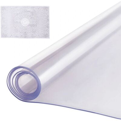 Vevor - Protector de escritorio de PVC transparente - 40x60 pulgadas - Resistente al agua Vevor - Protector de escritorio de PVC transparente - 40x60 pulgadas - Resistente al agua