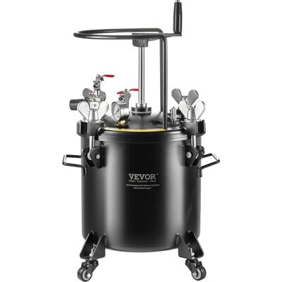 Vevor Tanque de Presión para Pintura en Aerosol - 20L, 70 psi, Ruedas Vevor Tanque de Presión para Pintura en Aerosol - 20L, 70 psi, Ruedas