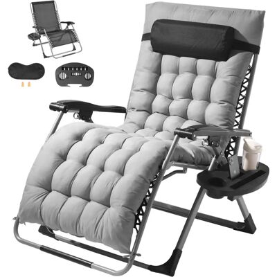 Vevor Grau Zero Gravity Stuhl - 33 Zoll - Verstellbar & Unterstützend Vevor Grau Zero Gravity Stuhl - 33 Zoll - Verstellbar & Unterstützend