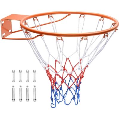 Succebuy Basketball Rim - Heavy Duty Q235, 18" Indoor/Outdoor Ersatz - Wandmontage Succebuy Basketball Rim - Heavy Duty Q235, 18" Indoor/Outdoor Ersatz - Wandmontage