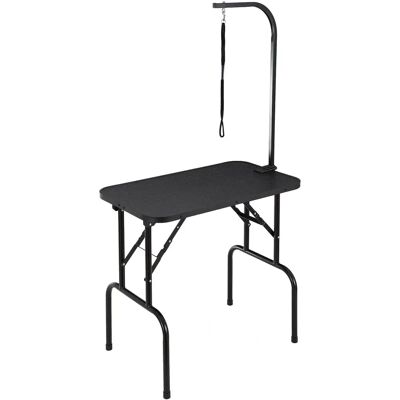Table de toilettage pour animaux VEVOR - Acier inoxydable, pliable, capacité 100 kg - Noir - Publicité Table de toilettage pour animaux VEVOR - Acier inoxydable, pliable, capacité 100 kg - Noir - Publicité
