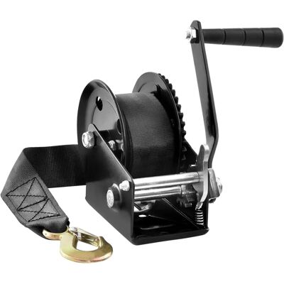 Vevor Cabrestante Manual - 1200 lbs, Correa de 23 pies para Barco/ATV Vevor Cabrestante Manual - 1200 lbs, Correa de 23 pies para Barco/ATV