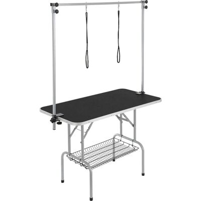 Table de Toilettage pour Animaux VETOR - Acier inoxydable, Pliable, 117cm Capacité 150kg - Publicité Table de Toilettage pour Animaux VETOR - Acier inoxydable, Pliable, 117cm Capacité 150kg - Publicité