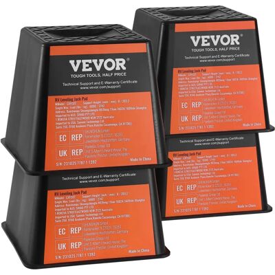 Vevor Anhängerheber Block 6000 lbs Kapazität - Wohnmobil Nivellierblock - Polypropylen Vevor Anhängerheber Block 6000 lbs Kapazität - Wohnmobil Nivellierblock - Polypropylen