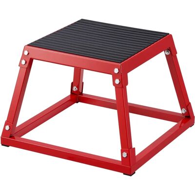 Succebuy Scatola di Salto Plyometrico Rossa - Piattaforma di Allenamento Succebuy Scatola di Salto Plyometrico Rossa - Piattaforma di Allenamento