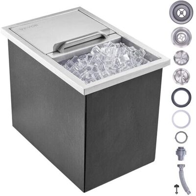 Vevor QRSCBCHG18LXZOFABV0 - Caisson à glace encastré 18x12x14.5 po Acier Inoxydable - Usage professionnel - Publicité Vevor QRSCBCHG18LXZOFABV0 - Caisson à glace encastré 18x12x14.5 po Acier Inoxydable - Usage professionnel - Publicité