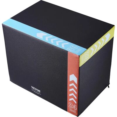 Vevor Boîte Plyométrique 3-en-1 - Plateforme d’Agilité Ajustable Vevor Boîte Plyométrique 3-en-1 - Plateforme d’Agilité Ajustable