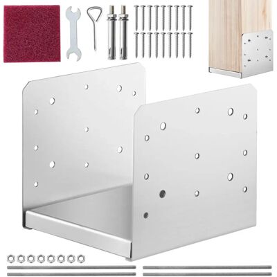 Base de Anclaje para Poste de Concreto VEVOR - Soporte Ajustable Base de Anclaje para Poste de Concreto VEVOR - Soporte Ajustable